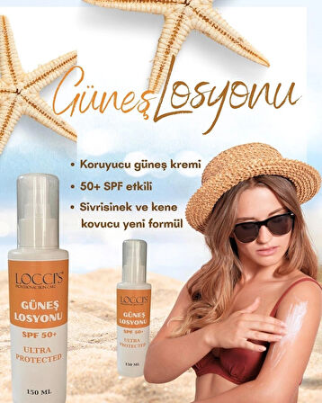 Güneş Kremi Tüm Vücut İçin Ultra Koruma Sivrisinek Ve Keneler İçin Etkili Formül 150 ml