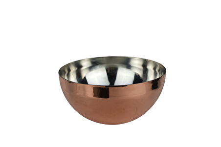 Cuvesta Şef Tipi El Yapımı Bakır Meyve Salata Kasesi 26×12cm-1mm