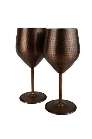 Cuvesta Zarif El Yapımı Bakır Oksit Kokteyl Bardak 20x8cm