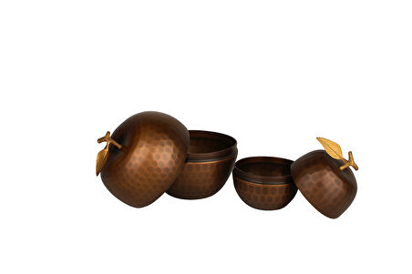 Cuvesta El Yapımı Bakır Oksit Şekerlik ve Çerezlik Seti