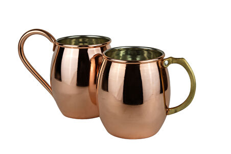 Cuvesta Modern El Yapımı Klasik Bakır Bardak 8x10cm