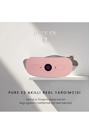 Akıllı Isıtıcılı Masaj Kemeri Pembe