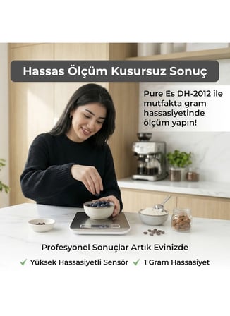 Pure Es DH-2012 Hassas Mutfak Tartısı