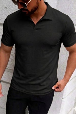 Erkek Polo Yaka Regular Fit Kısa Kol Tişört