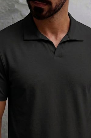 Erkek Polo Yaka Regular Fit Kısa Kol Tişört