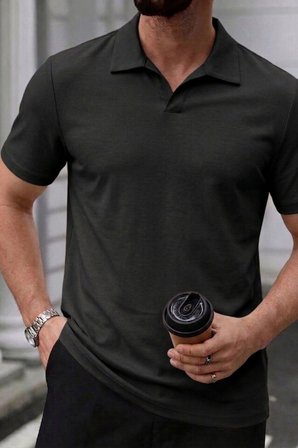 Erkek Polo Yaka Regular Fit Kısa Kol Tişört
