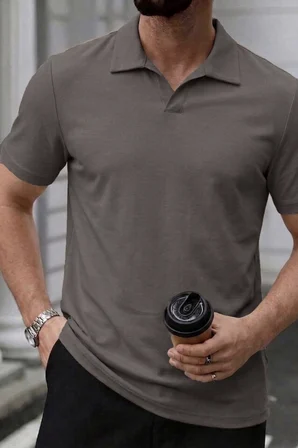 Erkek Polo Yaka Regular Fit Kısa Kol Tişört