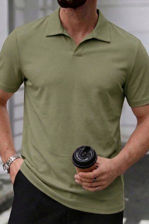 Erkek Polo Yaka Regular Fit Kısa Kol Tişört