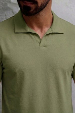 Erkek Polo Yaka Regular Fit Kısa Kol Tişört