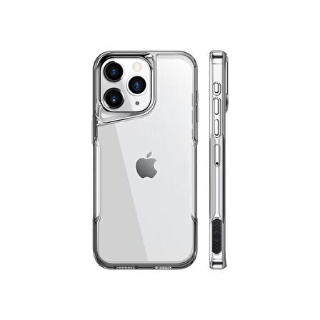 iPhone 13 Mat Lazer Telefon Kılıfı  Gümüş