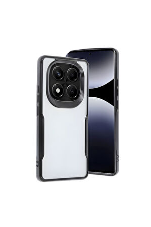 Xiaomi Redmi Note 14 Pro 4G Mat Lazer  Telefon Kılıfı  Siyah