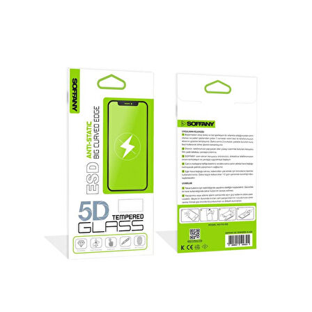 Samsung Galaxy A56 Anti-Statik 5D Temperli Cam Koruyucu