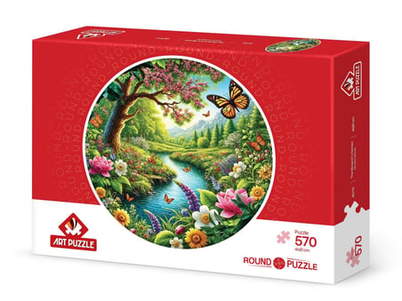 Art Puzzle Monarkın Bahçesi 570 Parça Round Puzzle