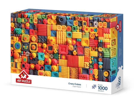 Art Puzzle Çılgın Küpler 1000 Parça Puzzle