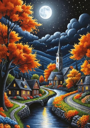 Art Puzzle Hazan Gecesi 1000 Parça Puzzle