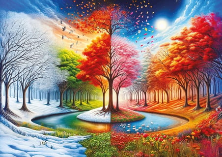 Art Puzzle Dört Dünya 2000 Parça Puzzle