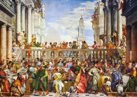 Art Puzzle Cana'da Düğün Şöleni,1562 2000 Parça Puzzle