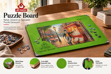 Art Puzzle 1500 Parça Puzzle Board