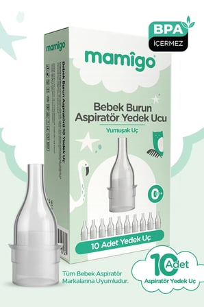 Burun Aspiratörü Yedek Uç (10 Adet) I Tüm Markalara Uyumlu