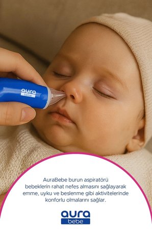 Bebek Burun Aspiratörü ve 10 Adet Yedek Uç