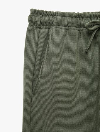 Cepli Beli Bağcıklı Kumaş Pantolon