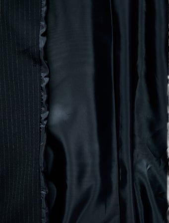 Kruvaze Yaka Uzun Kollu Metal Aksesuarlı Blazer Ceket