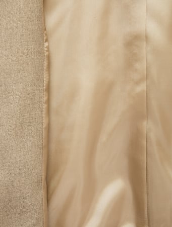 Uzun Kollu Cepli Süs Düğmeli Bisiklet Yaka Blazer Ceket