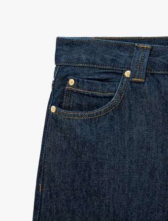 Pamuklu Regular Fit Denim Bermuda Şort