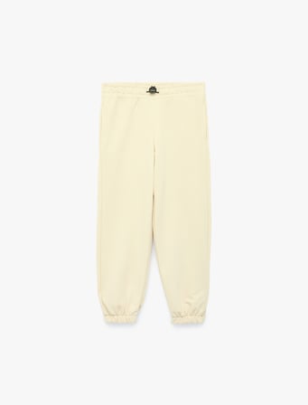 Beli Lastikli Cepli Basic Oversize Jogger Eşofman Altı