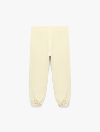 Beli Lastikli Cepli Basic Oversize Jogger Eşofman Altı