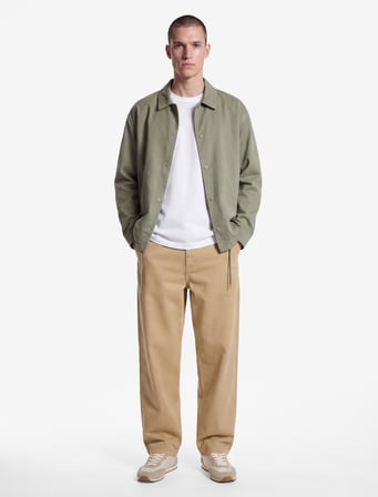 Normal Bel Cepli Rahat Kalıp Gabardin Barrel Fit Pantolon