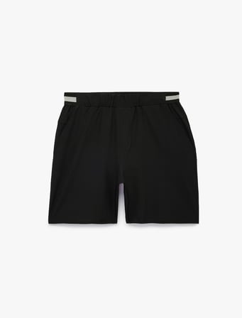 Paraşüt Kumaş Rahat Kalıp Cepli Çizgili Lastik Detaylı Spor Şort
