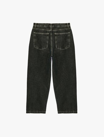 Normal Bel Cepli Pamuklu Bol Super Baggy Jean Pantolon
