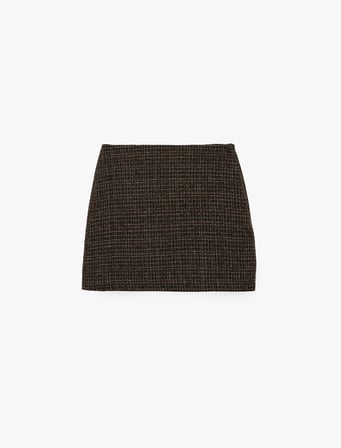 Slim Fit A Kesim Mini Etek