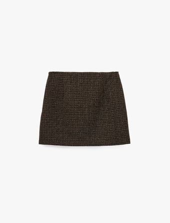 Slim Fit A Kesim Mini Etek