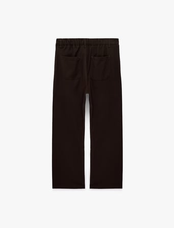 Beli Lastikli Düğmeli Cep Detaylı Regular Fit Chino Pantolon