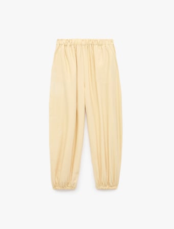 Beli Lastikli Cepli Rahat Kalıp Balon Fit Harem Pantolon