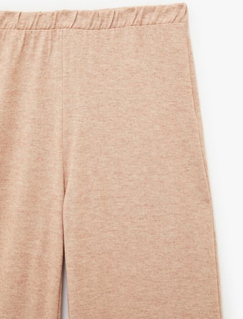 Beli Lastikli Rahat Kesim Simli Pijama Altı