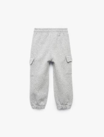 Kargo Cep Detaylı Beli Lastikli Şardonlu Jogger Eşofman Altı