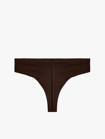 Pamuklu Dikiş Detaylı Brazilian Külot