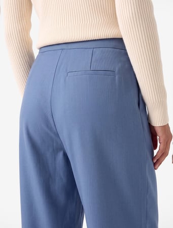 Regular Fit Pile Detaylı Cepli Barrel Kesim Pantolon