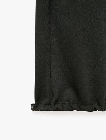 Normal Bel Lastikli Cepli Bol Kalıp Stoperli Paça Krep Scuba Balon Pantolon