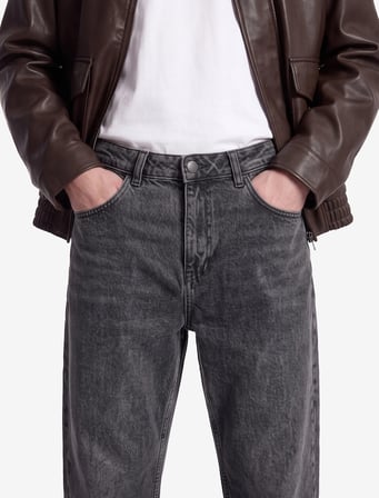 Normal Bel Cepli Rahat Kalıp Pamuklu Baggy Jean Pantolon 
