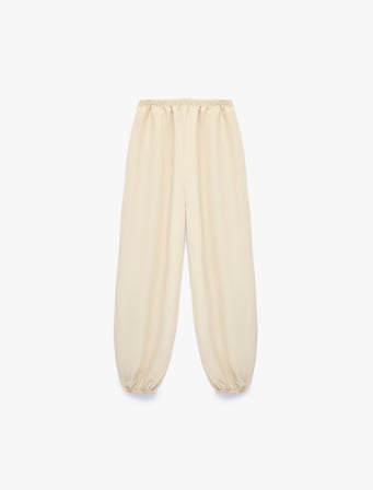 Bol Kesim Modal Karışımlı Loose Fit Şalvar Pantolon