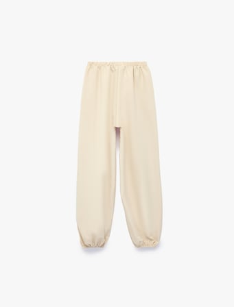 Bol Kesim Modal Karışımlı Loose Fit Şalvar Pantolon