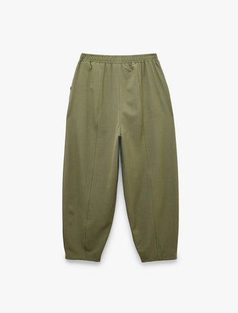 Beli Lastikli Yan Cepli Barrel Fit Balon Pantolon