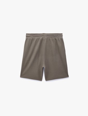 Pamuklu Regular Fit Beli Bağcıklı Cepli İnterlok Kumaş Bermuda Şort