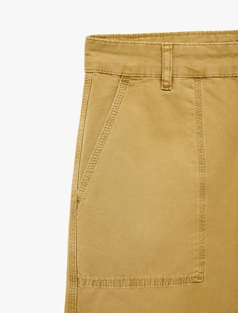 Cepli Bol Kesim Normal Bel Pamuklu Loose Fit Jean Pantolon