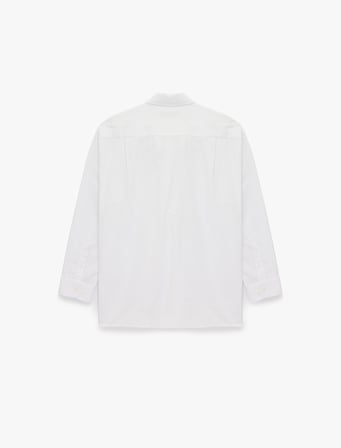 Pamuklu Düğmeli Yaka Oversize Uzun Kollu Oxford Gömlek