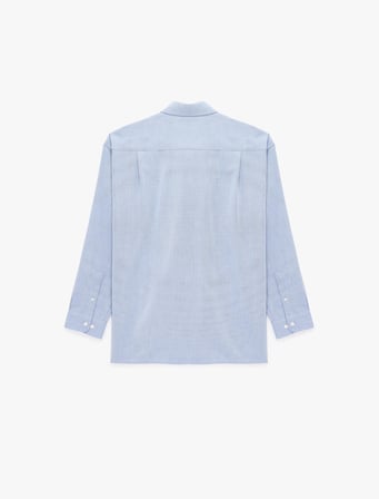 Pamuklu Düğmeli Yaka Oversize Uzun Kollu Oxford Gömlek